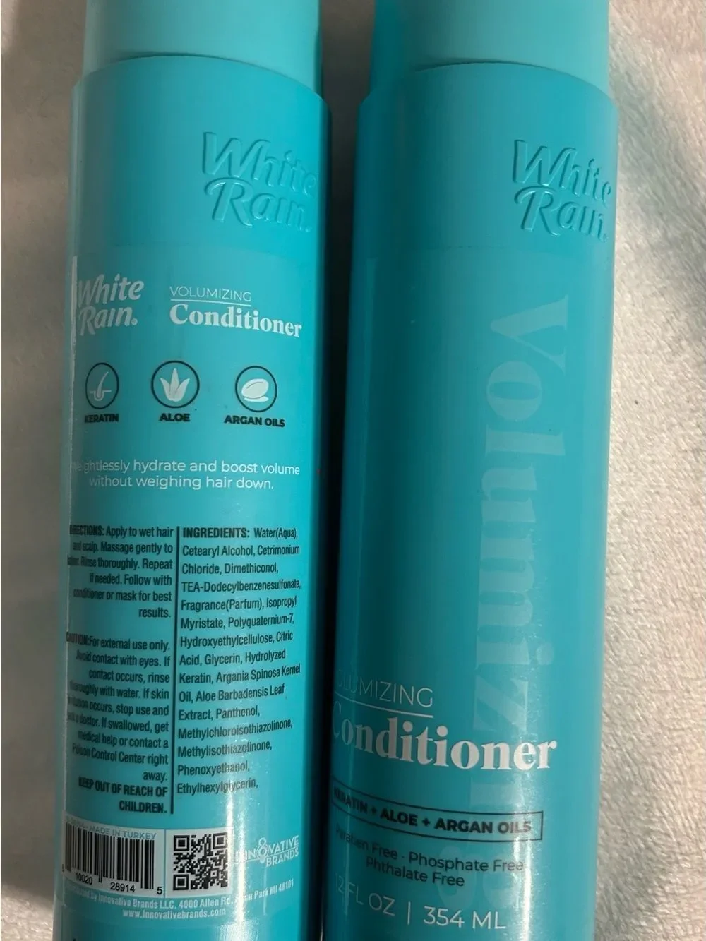White Rain Volumizing Conditioner Keratin+Aloe +ARGAN Oils 12FLOZ💥